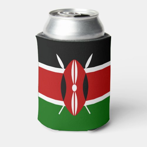 Patriotic Kenya Flag Can Cooler