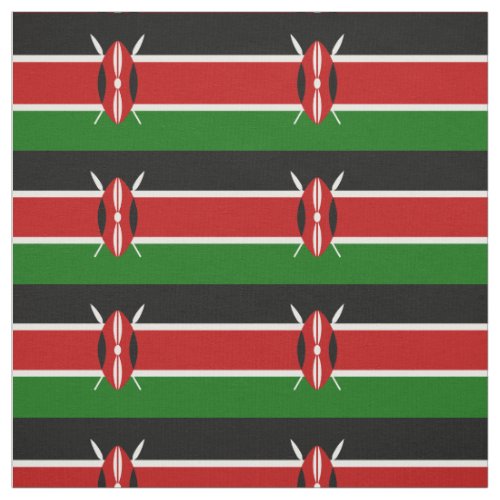 Patriotic Kenya Flag Fabric
