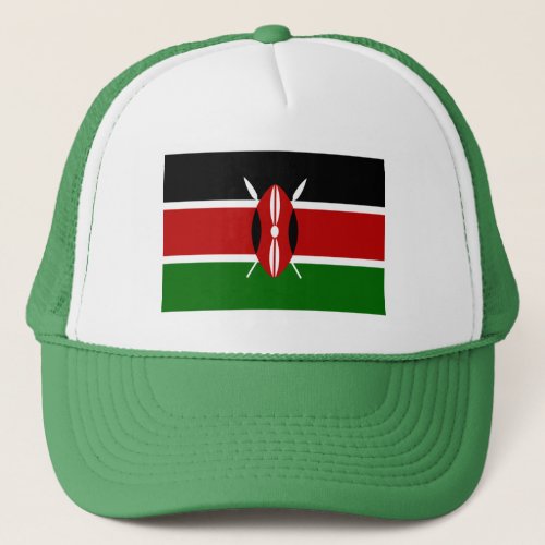 Patriotic Kenya Flag Trucker Hat