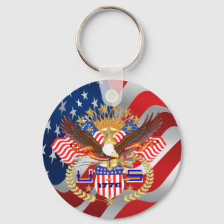 Patriotic Keychain