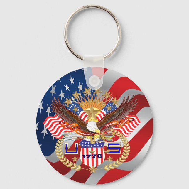 Patriotic Keychain (Front)