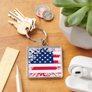 Patriotic Keychain