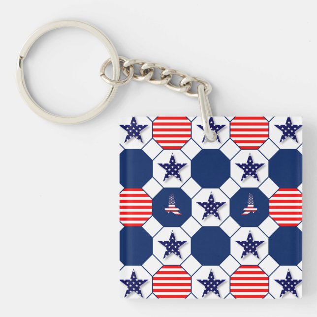 Patriotic Keychain (Front)