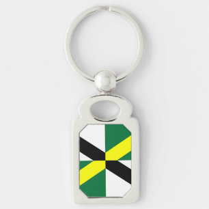 Patriotic keychain with Flag of Monterey