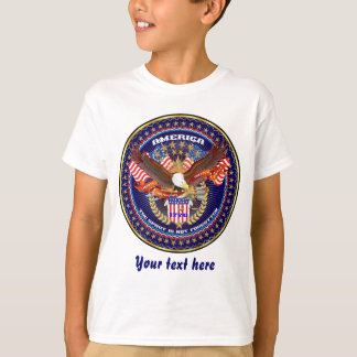 Patriotic Kids Front Only Light All Styles T-Shirt