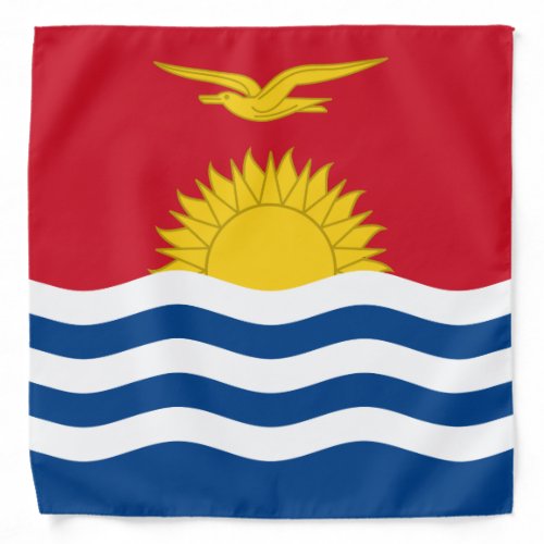 Patriotic Kiribati Flag Bandana