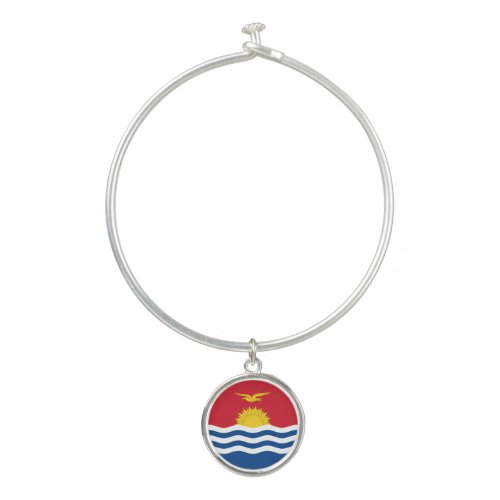 Patriotic Kiribati Flag Bangle Bracelet