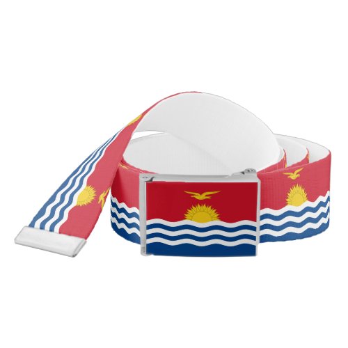 Patriotic Kiribati Flag Belt