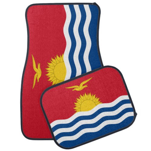 Patriotic Kiribati Flag Car Floor Mat