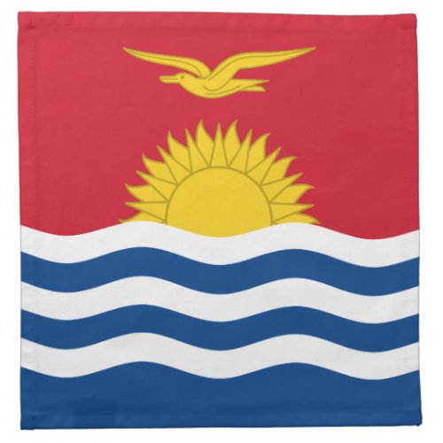 Patriotic Kiribati Flag Cloth Napkin