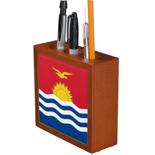 Patriotic Kiribati Flag Desk Organizer