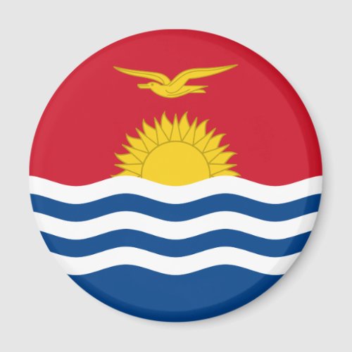 Patriotic Kiribati Flag Magnet