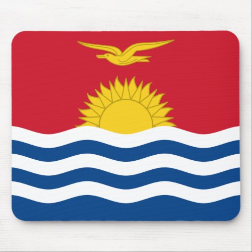 Patriotic Kiribati Flag Mouse Pad