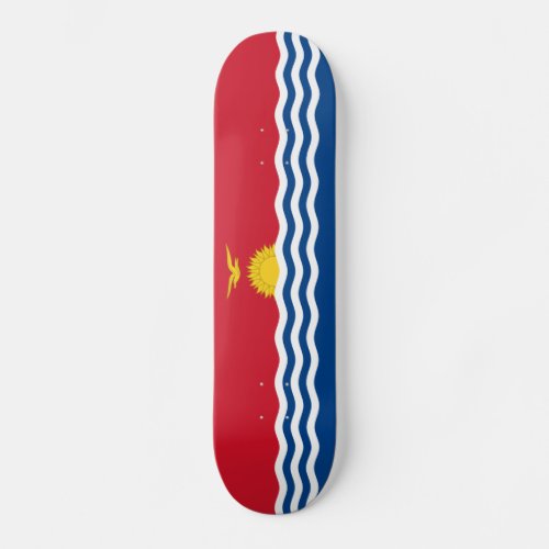 Patriotic Kiribati Flag Skateboard