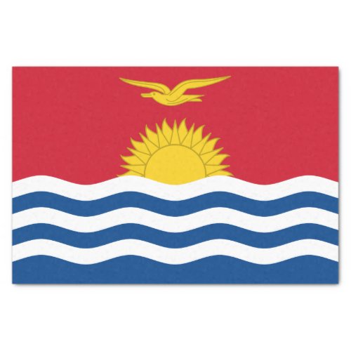 Patriotic Kiribati Flag Tissue Paper