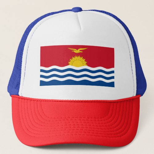 Patriotic Kiribati Flag Trucker Hat