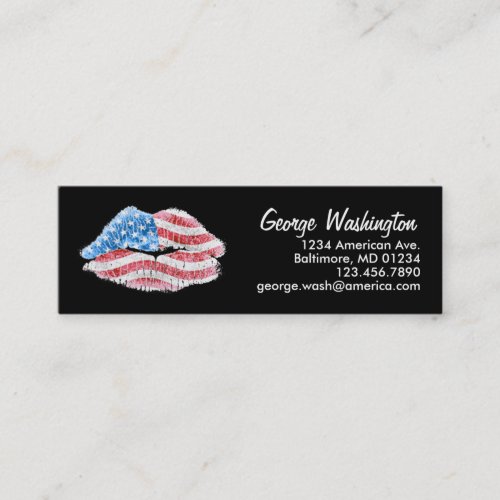 Patriotic Kiss Business Cards