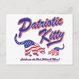 Patriotic Kitty Cats Postcard