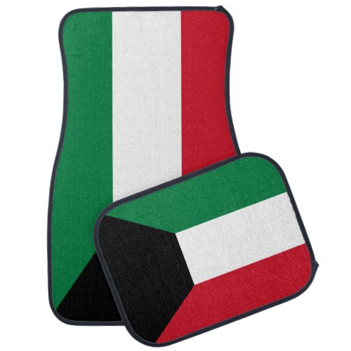 Patriotic Kuwait Flag Car Floor Mat