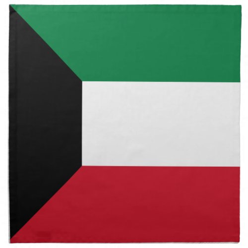 Patriotic Kuwait Flag Cloth Napkin