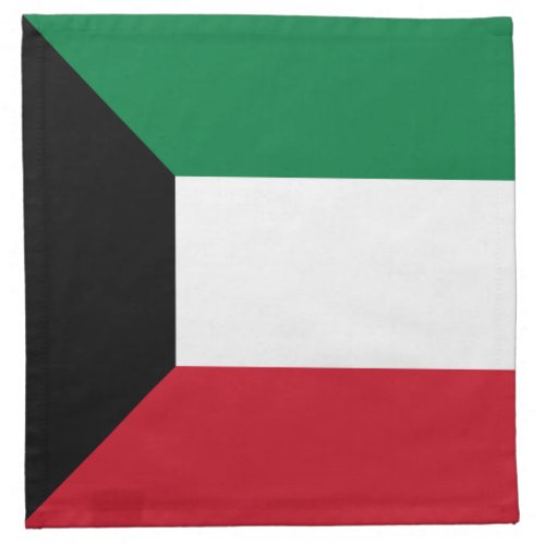 Patriotic Kuwait Flag Cloth Napkin