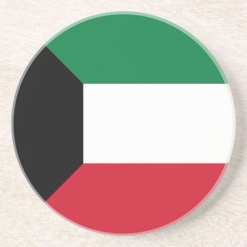 Patriotic Kuwait Flag Coaster