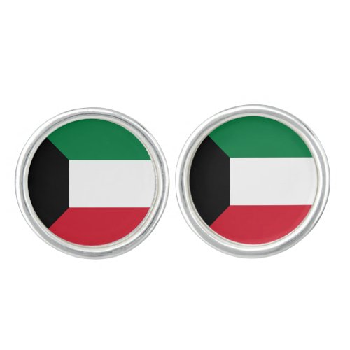 Patriotic Kuwait Flag Cufflinks