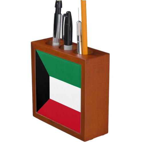 Patriotic Kuwait Flag Desk Organizer