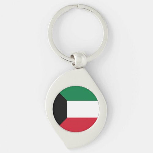 Patriotic Kuwait Flag Keychain