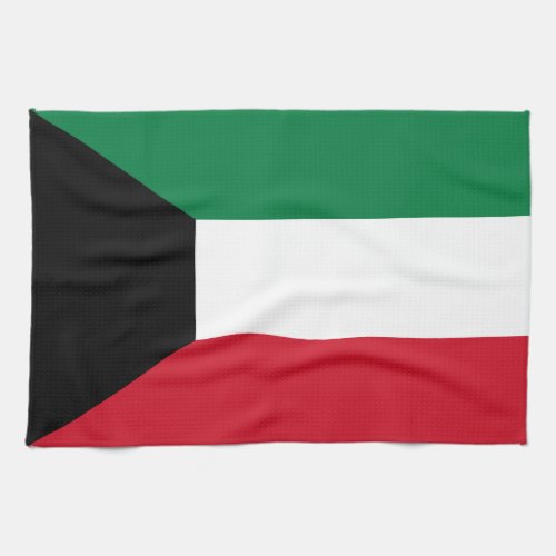 Patriotic Kuwait Flag Kitchen Towel