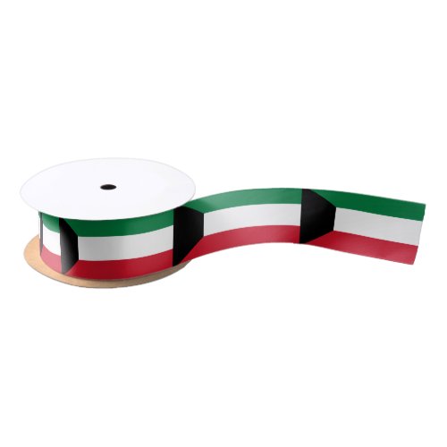 Patriotic Kuwait Flag Satin Ribbon