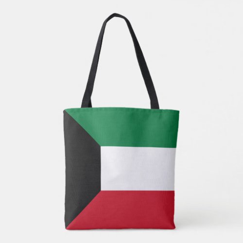 Patriotic Kuwait Flag Tote Bag