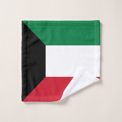 Patriotic Kuwait Flag Wash Cloth