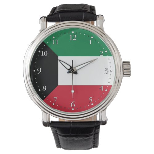 Patriotic Kuwait Flag Watch