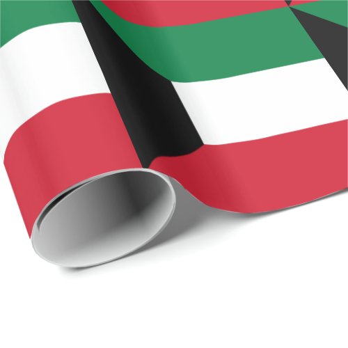 Patriotic Kuwait Flag Wrapping Paper