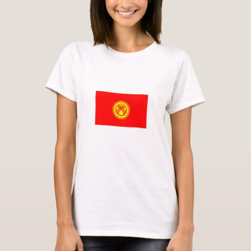 Patriotic Kyrgyzstan Flag T_Shirt