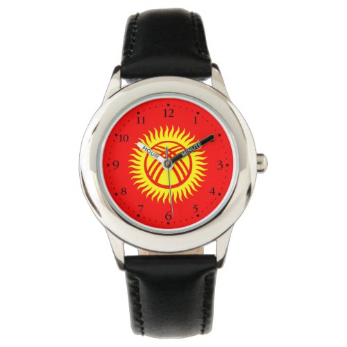 Patriotic Kyrgyzstan Flag Watch