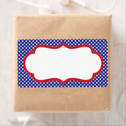 Patriotic Label (blank) | Zazzle