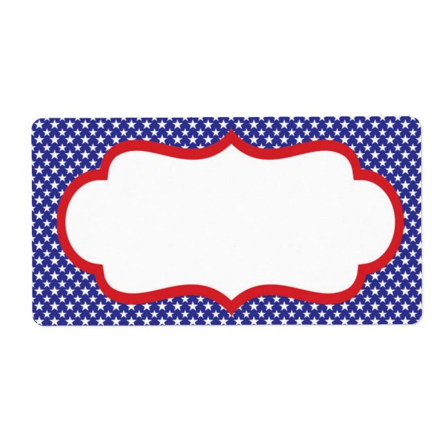 Patriotic Label (blank) (Front)