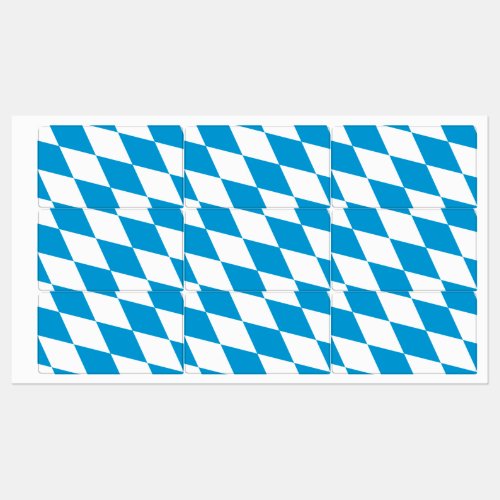 Patriotic labels with flag of Bavaria Germany