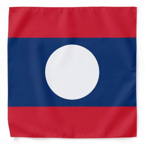 Patriotic Laos Flag Bandana