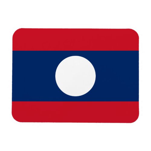 Patriotic Laos Flag Magnet