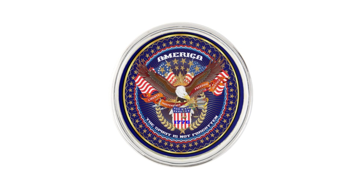 Patriotic Lapel Pin | Zazzle