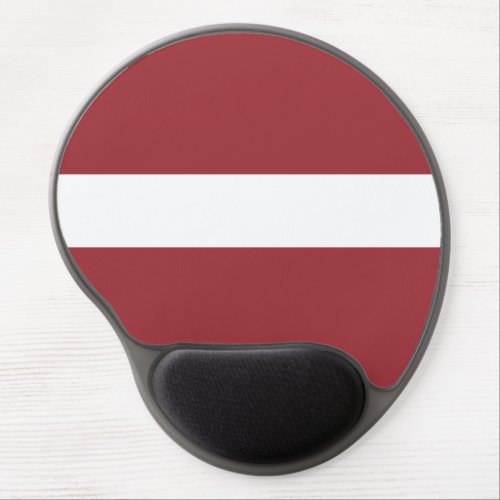 Patriotic Latvia Flag Gel Mouse Pad