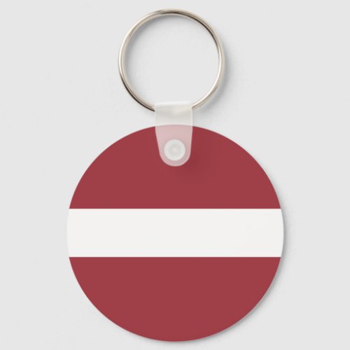 Patriotic Latvia Flag Keychain