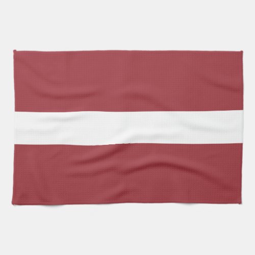 Patriotic Latvia Flag Kitchen Towel