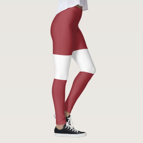 Patriotic Latvia Flag Leggings