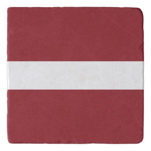 Patriotic Latvia Flag Trivet