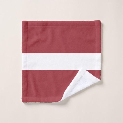 Patriotic Latvia Flag Wash Cloth