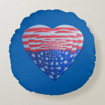 Patriotic Layered Hearts